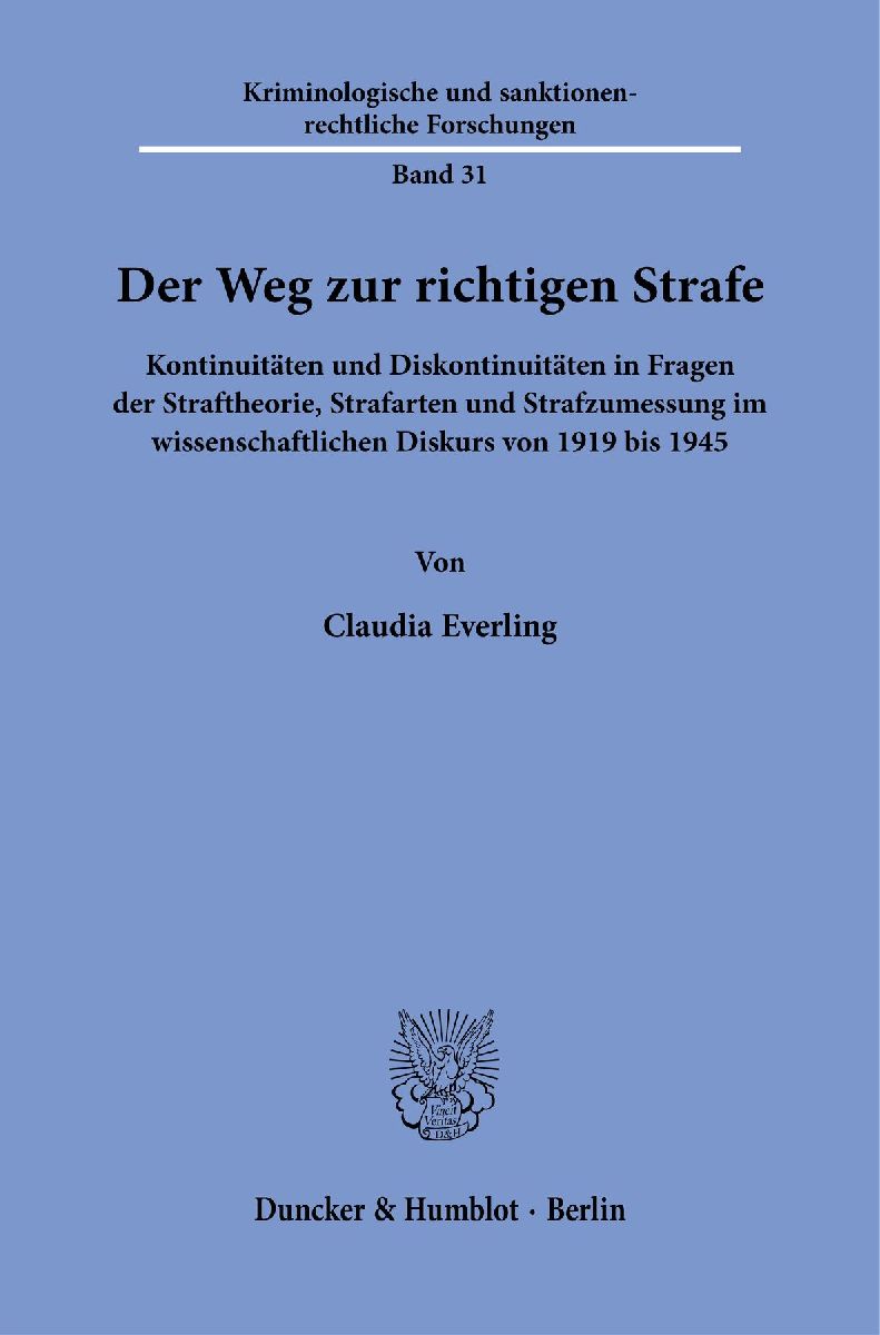 Der Weg zur richtigen Strafe