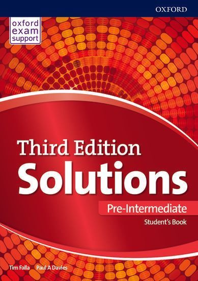 Solutions: Pre-Intermediate: Student's Book
