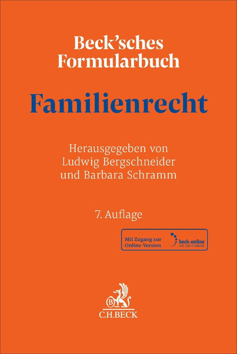 Beck'sches Formularbuch Familienrecht