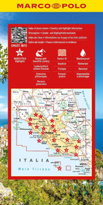 MARCO POLO Reisekarte Italien 09 Latium 1:200.000 (Rückseite)