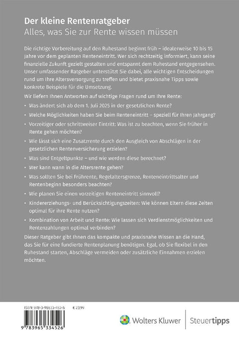 Der kleine Rentenratgeber