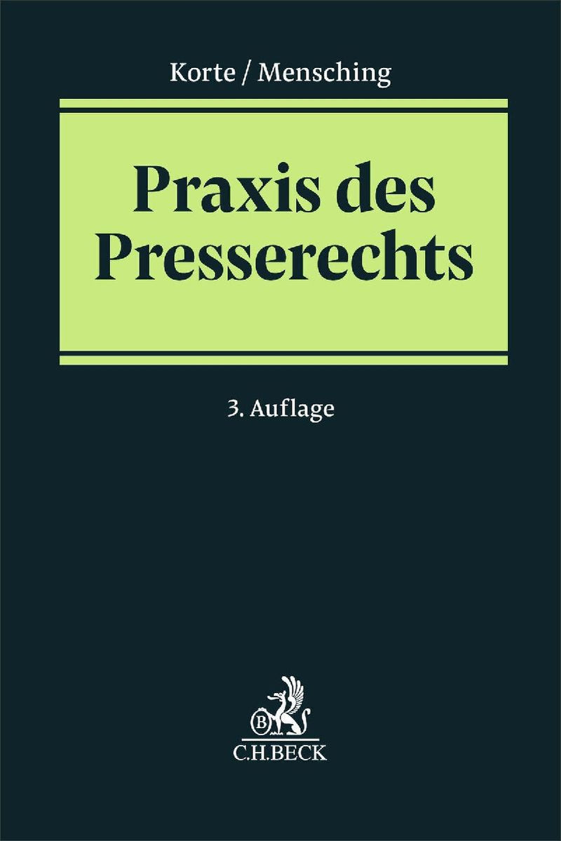 Praxis des Presserechts