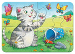 Niedliche Haustiere. My first Puzzle. 4 Motive (Innenansicht)