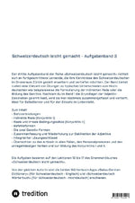 Schweizerdeutsch leicht gemacht - Aufgabenband 3