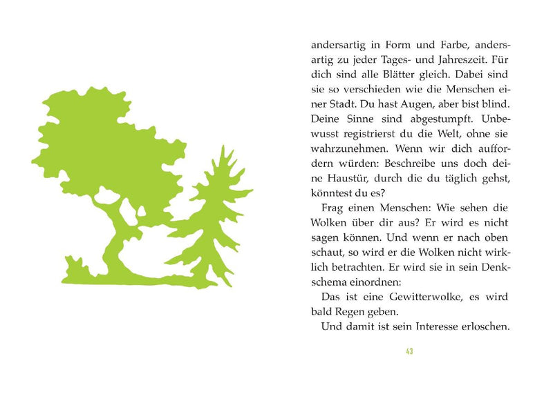 Der Abend der Raupen ist der Morgen der Schmetterlinge (Innenansicht)