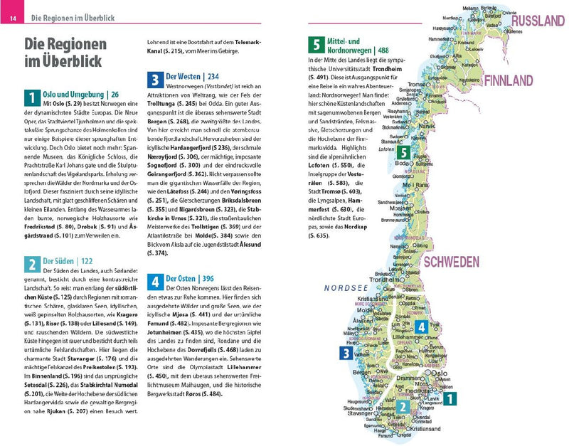 Reise Know-How Reiseführer Norwegen (Innenansicht)