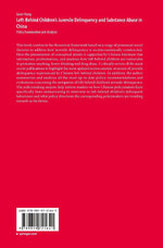 Left-Behind Children's Juvenile Delinquency and Substance Abuse in China