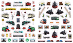 Eyelike Stickers: Trains (Innenansicht)