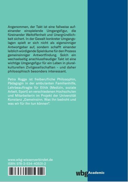 Der aufeinander einspielende Takt (Rückseite)