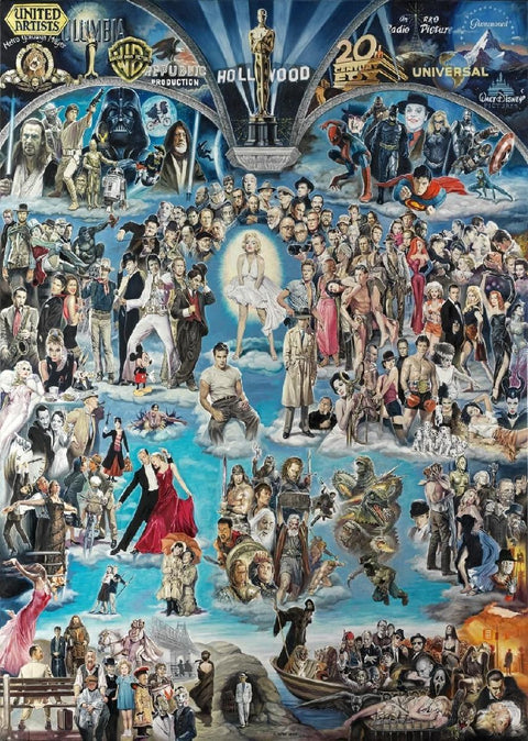 Hollywood XXL - Puzzle Renato Casaro 3000 Teile