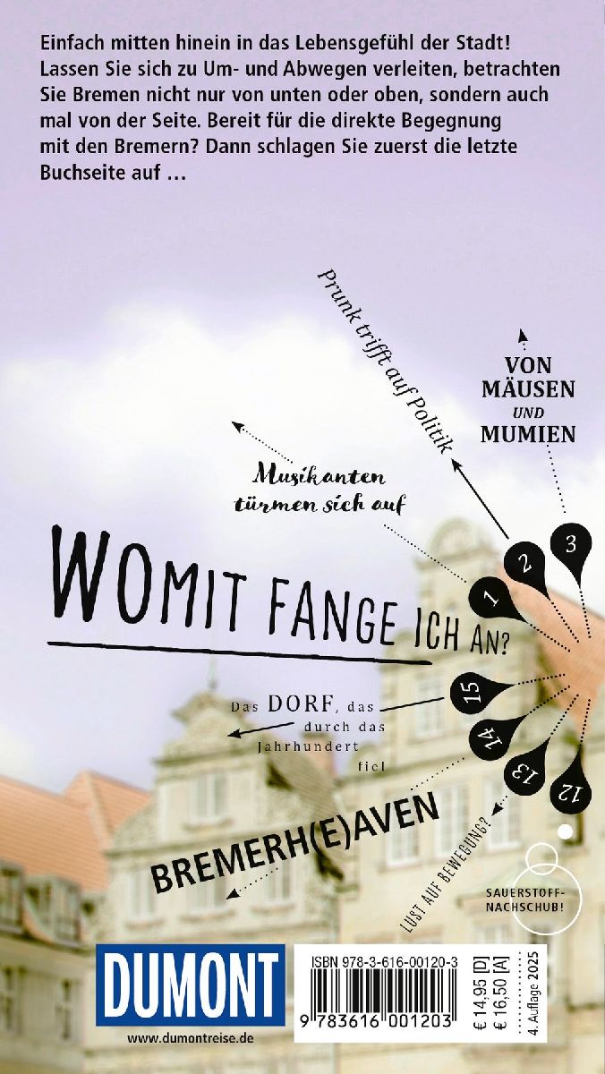 DUMONT direkt Reiseführer Bremen (Rückseite)