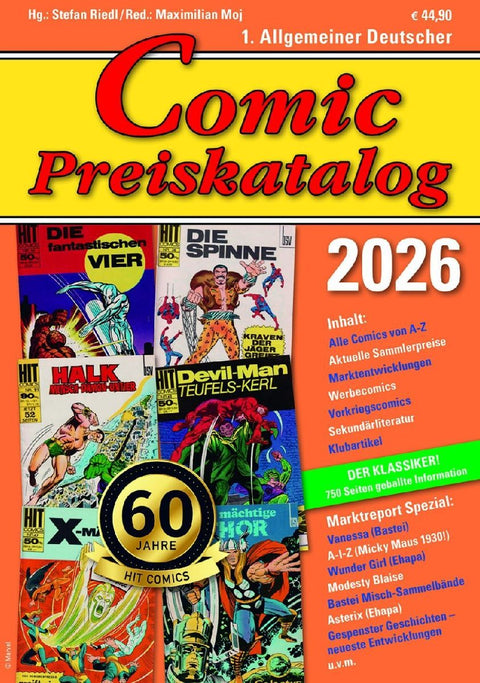 Comic Preiskatalog 2026 SC