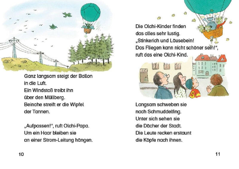 Die Olchis auf dem Schulfest (Innenansicht)
