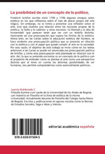 La posibilidad de un concepto de lo político.