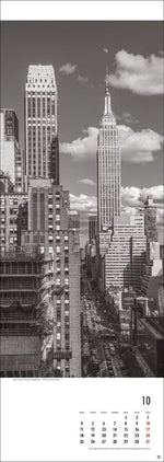 New York Vertical Kalender 2027