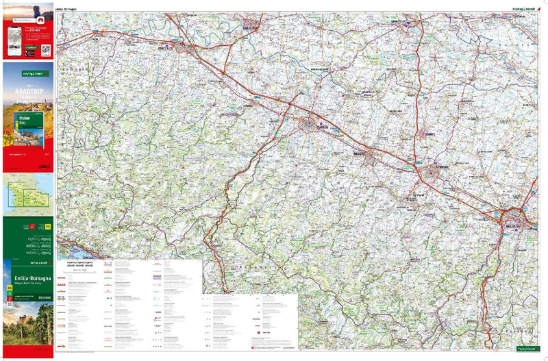 freytag & berndt Straßenkarte Emilia-Romagna 1:150.000 (Innenansicht)