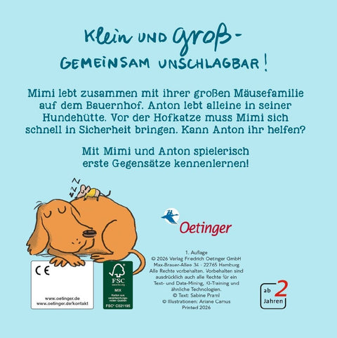 Mimi ist klein, Anton ist groß