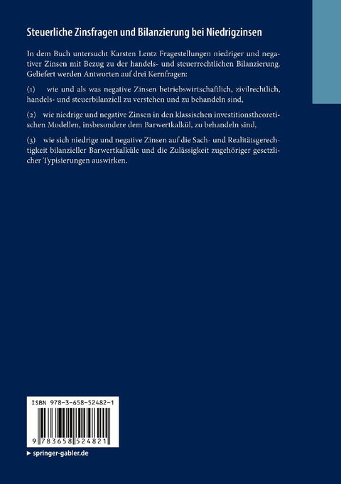 Steuerliche Zinsfragen und Bilanzierung bei Niedrigzinsen