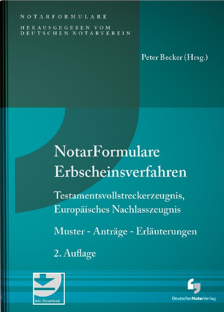 Notarformulare Erbscheinsverfahren