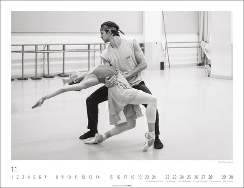 Ballettsaal - Stuttgarter Ballett Kalender 2027 - Stuttgarter Ballett