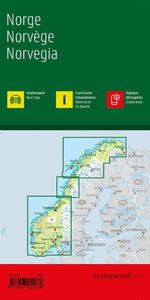 freytag & berndt Straßenkarte Norwegen 1:600.000 (Rückseite)