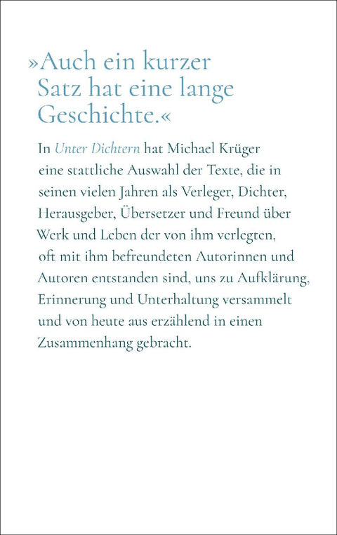 Unter Dichtern