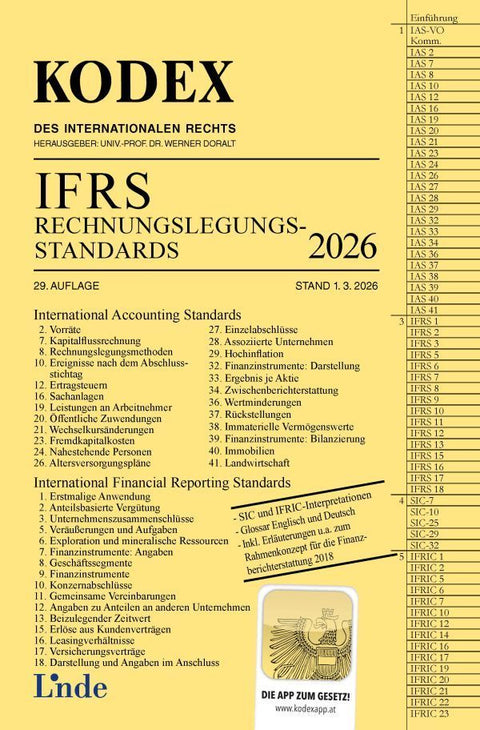 KODEX IFRS - Rechnungslegungsstandards 2026