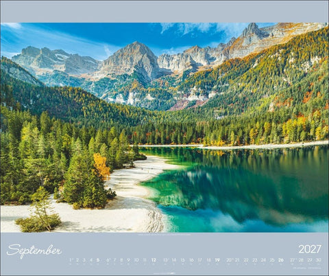 Alpen im Licht Kalender 2027