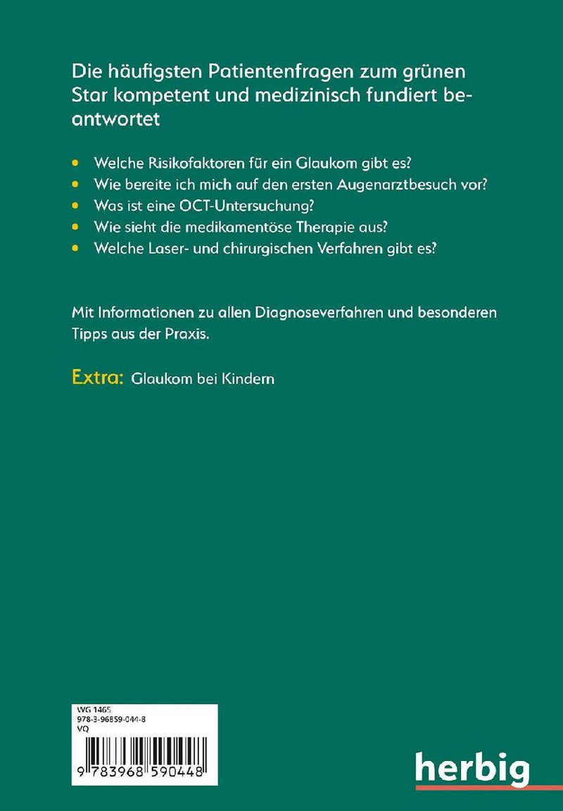 In der Sprechstunde: Grüner Star; Erkennen - verstehen - behandeln (Rückseite)
