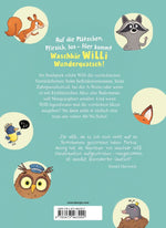 Waschbär Willi Wunderquatsch - Die Erfindung der Trompetenwurst und weitere verrückte Abenteuer (Rückseite)