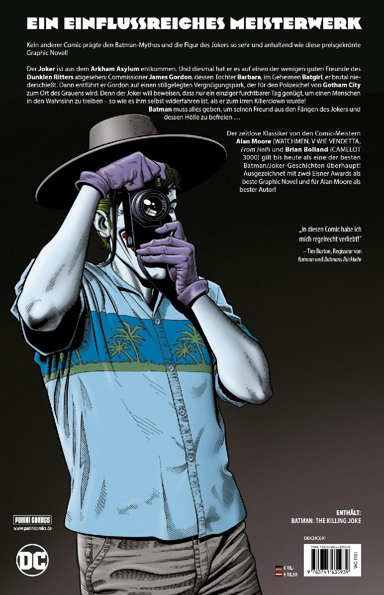 Batman: Killing Joke (Alben-Edition) (Rückseite)