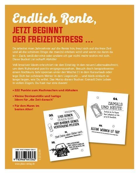 Die Bucket List für Rentner