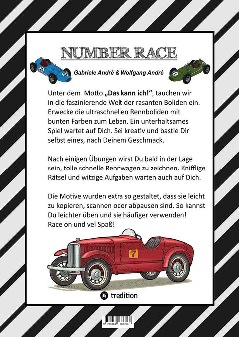 CRAFTBOOK - RACE ON - SPIEL - BASTELANLEITUNG - SUPER RENNWAGEN - TUTORIAL - TOLLE MOTIVE - FLITZER - KNIFFLIGE RÄTSEL - STORYTELLING - ÜBUNGEN
