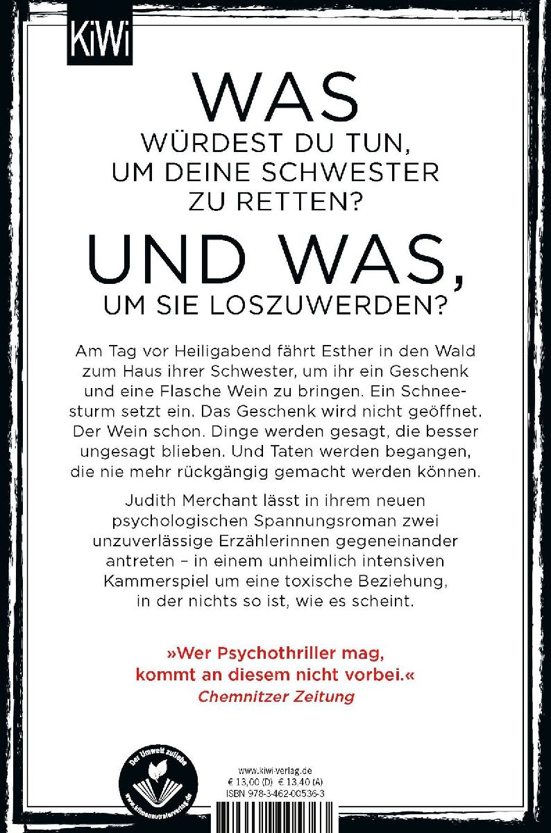SCHWEIG! (Rückseite)