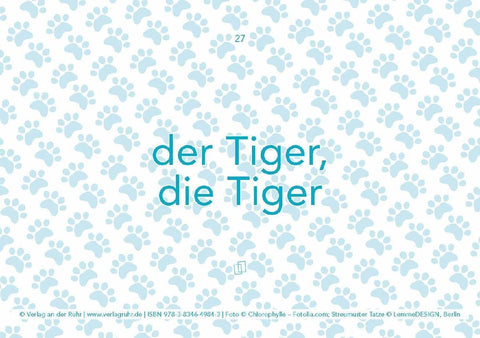 Grundwortschatz - Zootiere