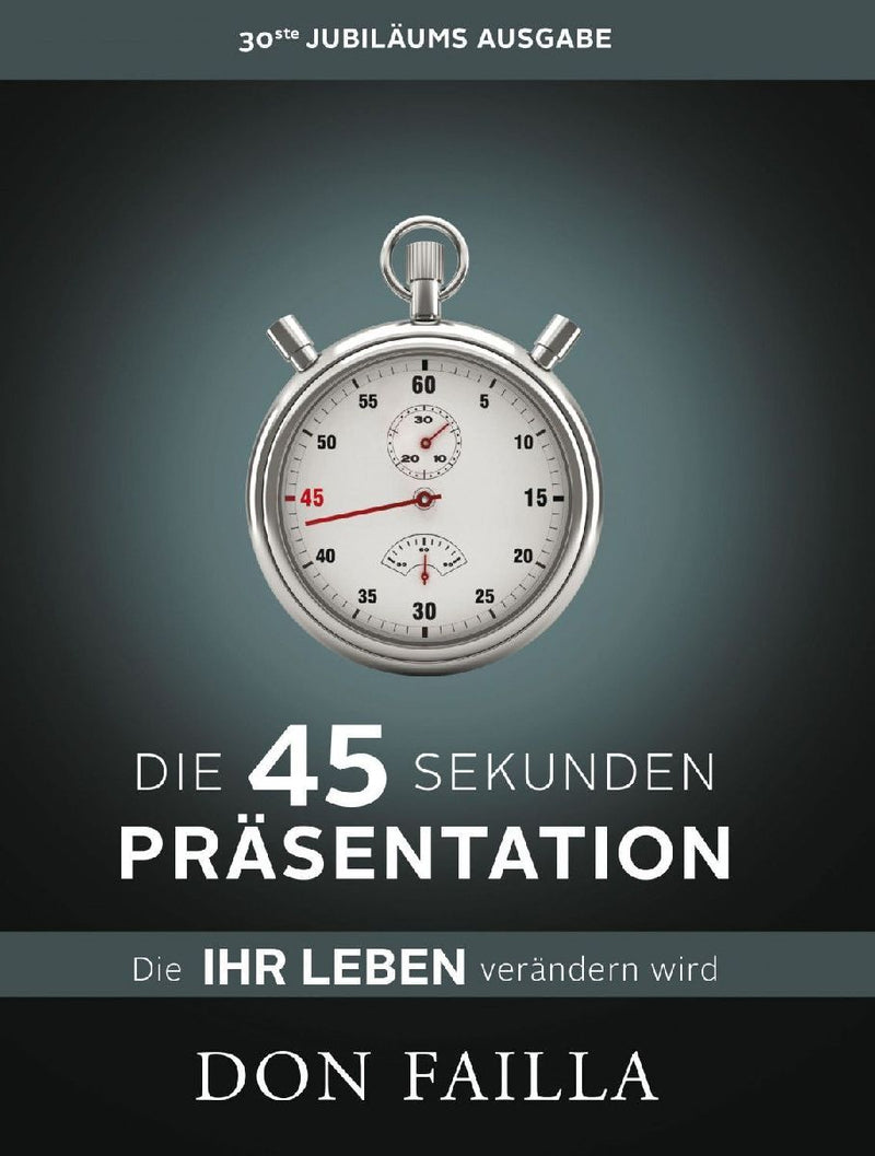 Die 45 Sekunden Präsentation