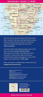 Reise Know-How Landkarte Namibia (1:1.200.000)