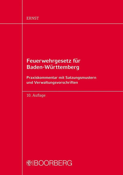 Feuerwehrgesetz für Baden-Württemberg