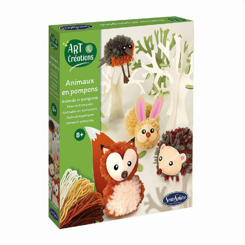 SENTOSPHERE - Bastelset Pompon Tiere