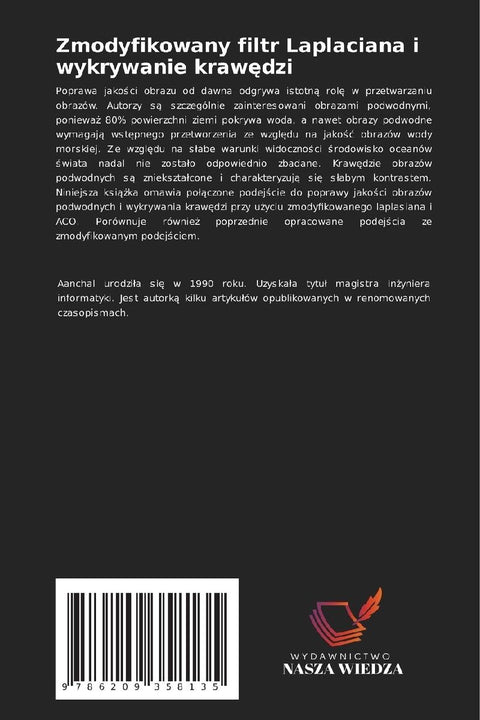 Zmodyfikowany filtr Laplaciana i wykrywanie kraw¿dzi