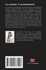 Le scanner T en dentisterie