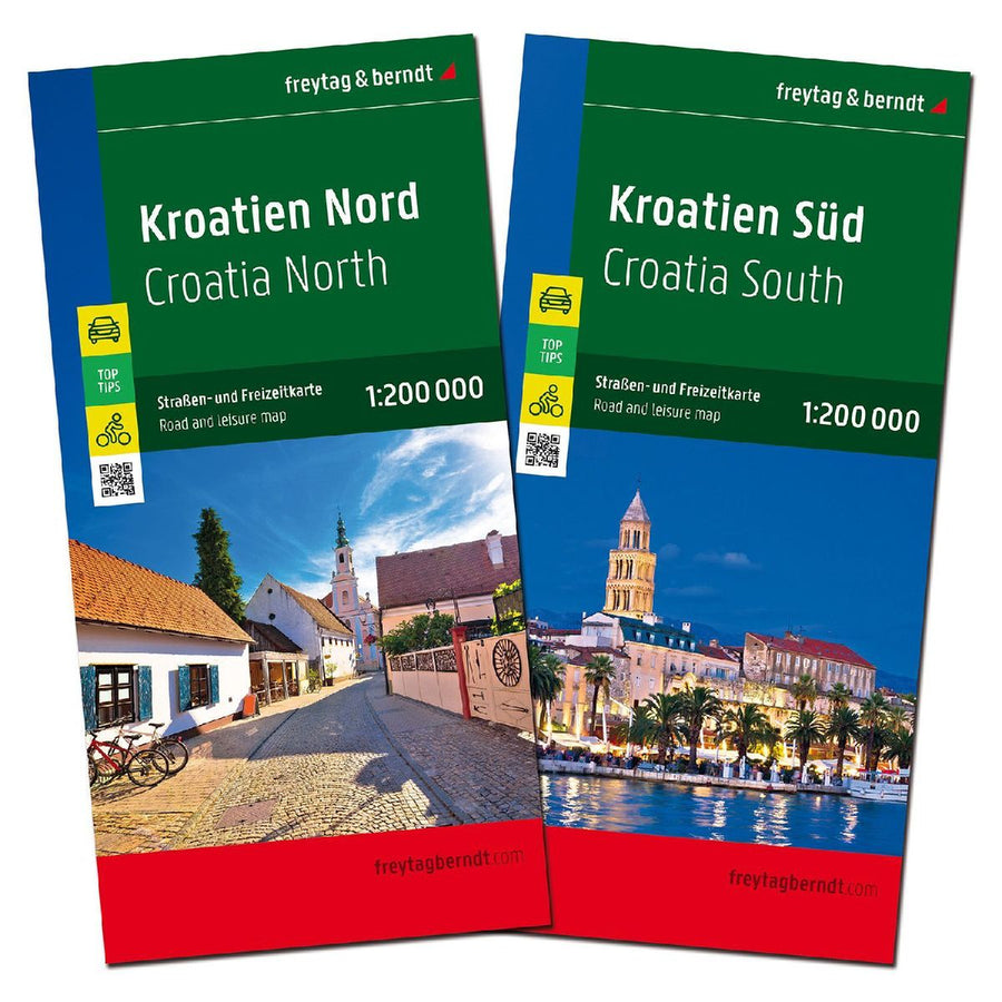 freytag & berndt Straßenkarte Kroatien Set 1:200.000