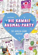 Die Kawaii-Ausmal-Party - 30 herzig-süße Motive ausmalen