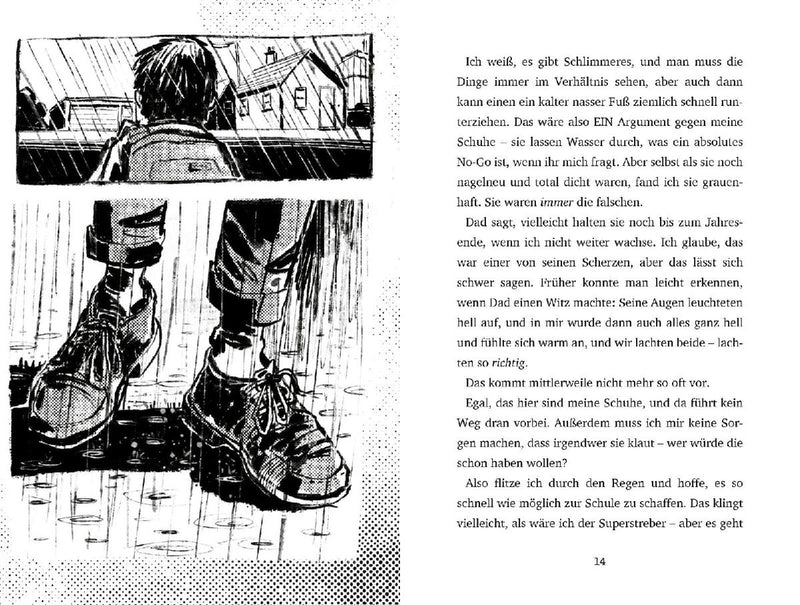 Der Junge in den falschen Schuhen (Innenansicht)