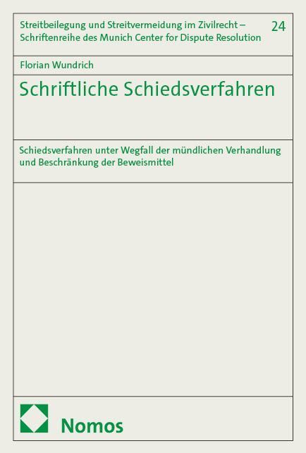 Schriftliche Schiedsverfahren