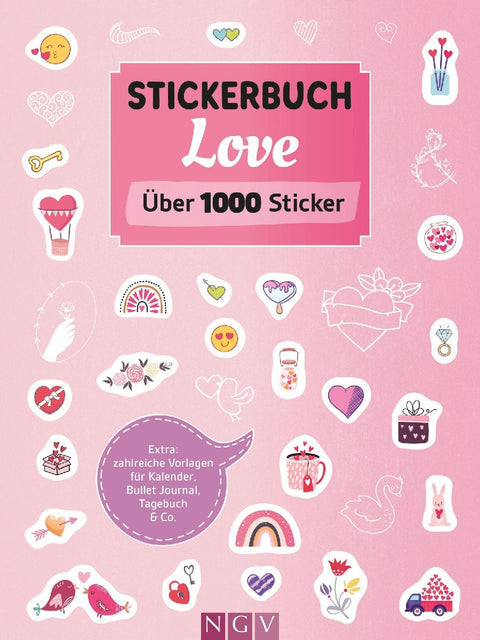 Stickerbuch Love  I Über 1000 Sticker