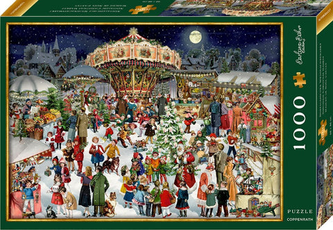 Puzzle - Nostalgischer Weihnachtsmarkt
