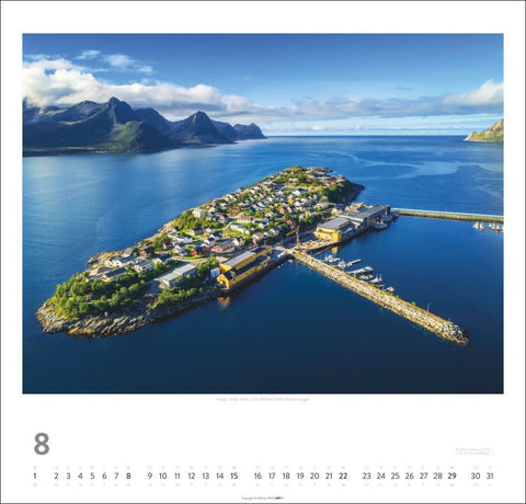 Norwegen Kalender 2027 - Im Land der Mitternachtssonne
