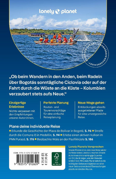 LONELY PLANET Reiseführer Kolumbien