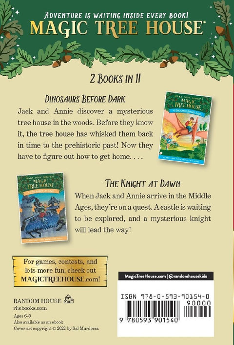 Magic Tree House 2-in-1 Bindup: Dinosaurs Before Dark / The Knight at Dawn